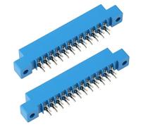 Be In Your Mind Lot de 2 connecteurs de port plaqués or 24 broches (2 x 12) compatibles avec Commodore C64 SX-64 C128 C128D VIC-20