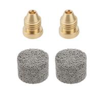 Be In Your Mind Lot de 2 embouts de buse à orifice de canon à mousse en laiton de 0,9 mm avec machine à mousse, pièces de rechange pour lance à mousse neige, 3000 PSI