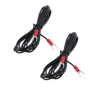 Be In Your Mind Lot de 2 fils de terre pour platine phonographe - Fil de terre HiFi de 2 m avec câble 18 AWG et connecteurs de type U de 5 mm pour platines magnétiques