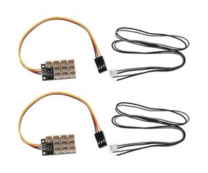 Be In Your Mind Lot de 2 jeux de 4 en 1 pour système d'éclairage Shunt - Panneau d'extension pour remorque - Prise PH2.0 - Compatible avec camion Ta-miya 1/14 RC