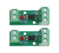 Be In Your Mind Lot de 2 modules d'isolateur optique de tension vers courant - Convertisseur d'entrée optoisolateur 12 V 80 kHz 1 canal PC817 EL817 - Processeurs PLC