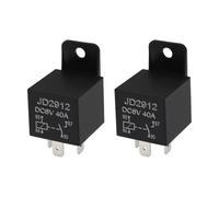 Be In Your Mind Lot de 2 relais automobiles à 4 broches 6 V 40 A 51,8 x 28 mm 4 contacts pour circuits de véhicules, radio, télécommandes, systèmes d'alarme