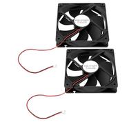 Be In Your Mind Lot de 2 ventilateurs de refroidissement miniatures 12 V 12025 DC 120 x 120 x 25 mm sans balais contenant de l'huile pour ordinateur portable, carte mère, imprimante 3D, 2 broches avec
