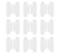 Be In Your Mind Lot de 20 paires de nez de rechange en silicone souple compatible avec Costa South Point compatible avec Oakley Latch Key L M Blanc