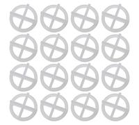 Be In Your Mind Lot de 200 clips de nivellement de carrelage réutilisables en plastique pour espacement des carreaux de sol ou de mur Blanc 2 mm