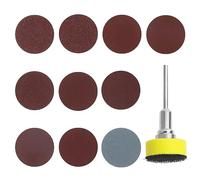 Be In Your Mind Lot de 200 disques abrasifs de 2,5 cm - 25 mm - Papier abrasif avec tige de 6,35 mm - Pour polir le métal et le bois - Grain 80/100/180/240/600/800/1000/1200/2000/3000