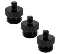 Be In Your Mind Lot de 3 convertisseurs de filetage de montage standard double face 1/4-20 mâle vers 5/8-11 mâle compatibles avec transfert entre trépied et niveleur laser pour support de cage