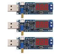 Be In Your Mind Lot de 3 régulateurs d'entrée USB de rechange CC 3,5 V-12 V vers 1,2 V-24 V Affichage numérique réglable Module d'alimentation Step Up Down 64 x 22 mm