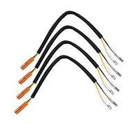 Be In Your Mind Lot de 4 adaptateurs de câblage pour clignotants compatibles avec Honda - Câble adaptateur pour clignotant de moto - Environ 22,5 cm