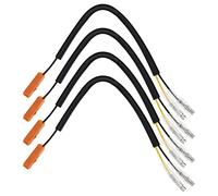Be In Your Mind Lot de 4 adaptateurs de câblage pour clignotants compatibles avec Kawasaki - Câble adaptateur pour clignotant de moto - Environ 22,5 cm