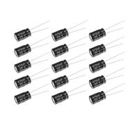 Be In Your Mind Lot de 50pcs Condensateurs électrolytiques à Fils Radiaux Condensateurs électrolytiques Cylindriques 25V 470 UF pour Appareils électroniques Et électroménagers 8x12mm Noir