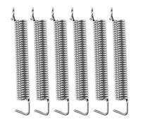 Be In Your Mind Lot de 6 ressorts de vibrato silencieux pour guitare électrique Floyd Rose ST/Stratocaster Argenté