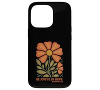Be Joyful In Hope Boho Floral Wildflowers Christian Coque pour iPhone 13 Pro
