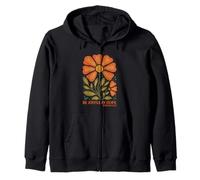 Be Joyful In Hope Boho Floral Wildflowers Christian Sweat à Capuche