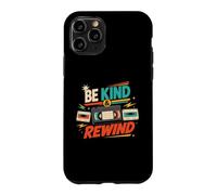 Be Kind and Rewind Cassette rétro VHS années 80 90 Nostalgie Coque pour iPhone 11 Pro