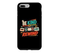 Be Kind and Rewind Cassette rétro VHS années 80 90 Nostalgie Coque pour iPhone 7 Plus/8 Plus