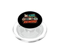 Be Kind and Rewind Cassette rétro VHS années 80 90 Nostalgie PopSockets PopGrip pour MagSafe