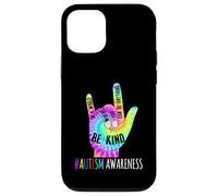 Be Kind ASL Love Sign Language Hand Autism Awareness T-Shirt Coque pour iPhone 12/12 Pro