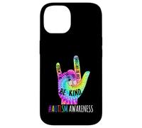 Be Kind ASL Love Sign Language Hand Autism Awareness T-Shirt Coque pour iPhone 14