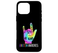Be Kind ASL Love Sign Language Hand Autism Awareness T-Shirt Coque pour iPhone 16 Pro Max