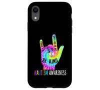 Be Kind ASL Love Sign Language Hand Autism Awareness T-Shirt Coque pour iPhone XR