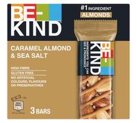 BE-KIND Barres céréales amandes, caramel et sel marin 3x30g