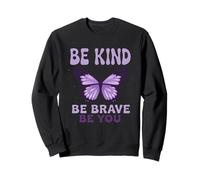 Be Kind Be Brave Be You Papillon Sweatshirt