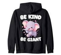 Be Kind Be Giant Cute Elephant Baby Design pour Filles et Enfants Sweat à Capuche