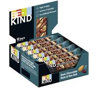 BE-KIND Dark Chocolate Nuts & Seasalt 6 x 12 x 40 g I Barre chocolatée I Barre de chocolat I Sans gluten
