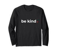 « Be Kind », déclaration, enfance, positivité, Simple, cœur Manche Longue