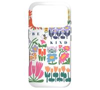 Be Kind Folk Art Swedish Mid Century Vibes Enfants Filles Femmes Coque pour iPhone 17 Pro