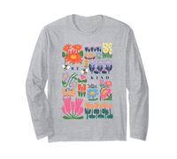 Be Kind Folk Art Swedish Mid Century Vibes Enfants Filles Femmes Manche Longue