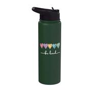 Be Kind hearts Kindness and Compassion cute be kind Stainless Steel Insulated Water Bottle