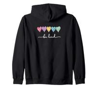 Be Kind Hearts Kindness and Compassion Cute be Kind Sweat à Capuche