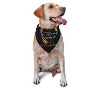 Be Kind Journée de Sensibilisation à l'Autisme dans Un Monde où Vous Pouvez être n'importe Quoi Printemps Chien Bandanas Garçon Bulk Chiot Foulard Réglable Doux Triangle Bavoirs Accessoires pour Peti