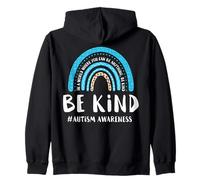 Be Kind Rainbow Autism Awareness Autistic Pride Month Sweat à Capuche
