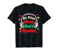 Be Kind Rewind Citation de Motivation rétro Positive Vintage T-Shirt