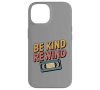 Be Kind Rewind Retro 80s 90s VHS Nostalgie Coque pour iPhone 14