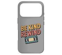 Be Kind Rewind Retro 80s 90s VHS Nostalgie Coque pour iPhone 17 Pro