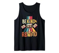 Be Kind & Rewind Rétro Vintage Classique Throwback Homme Femme Débardeur
