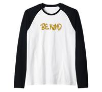 Be Kind Spread Positivity Quote Design Manche Raglan