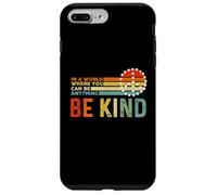 Be Kind T-shirt graphique arc-en-ciel rétro pour femme Coque pour iPhone 7 Plus/8 Plus