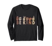 Be Kind, Teachers Interprète en Langue des Signes ASL Manche Longue