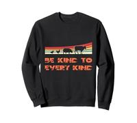 Be Kind to Every Kind Vintage Animaux Vintage Sunset Sun Sweatshirt