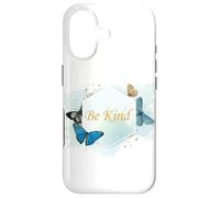 Be Kind Women’s Inspirational Butterfly Watercolor Quote Coque pour iPhone 17