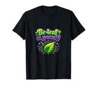 Be-Leaf in Yourself Plant Parent Cottagecore Leaf T-Shirt