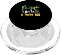 Be Leaf You're A Maize Ing Agriculteur Agronomistes PopSockets PopGrip pour MagSafe