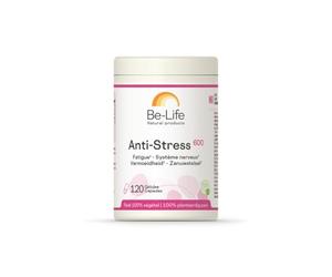 BE-LIFE | ANTI-STRESS 600 | Complément alimentaire | Stress & Charge mentale élevée | Vitamines C, B, D, magnésium, taurine, GABA | 120 gélules