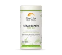 Be-Life Ashwagandha 5000 Bio Complément Alimentaire Équilibre Mental 180 Gélules