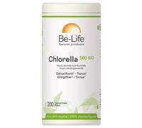 Be-Life Chlorella 500 Bio Détoxifiant Tonus 200 Comprimés